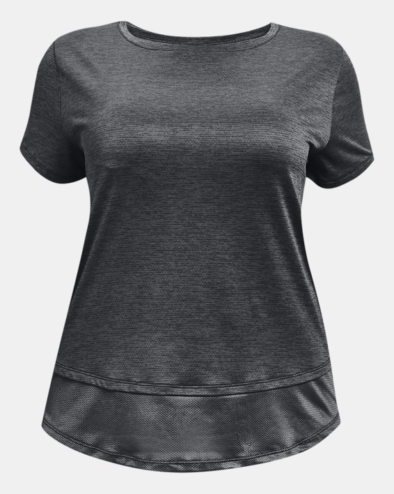 Women's UA Tech™ Vent Short Sleeve, Black, pdpMainDesktop image number 4
